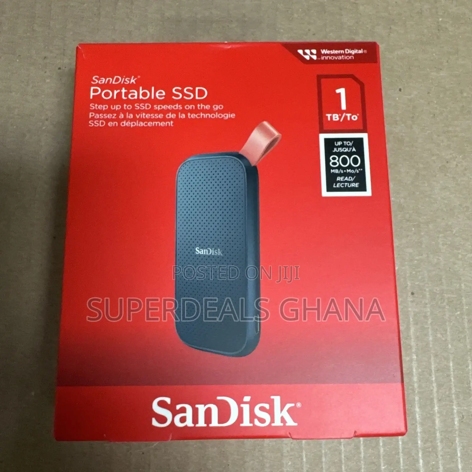 Sandisk Ssd 1tb External Portable Ssd - Black