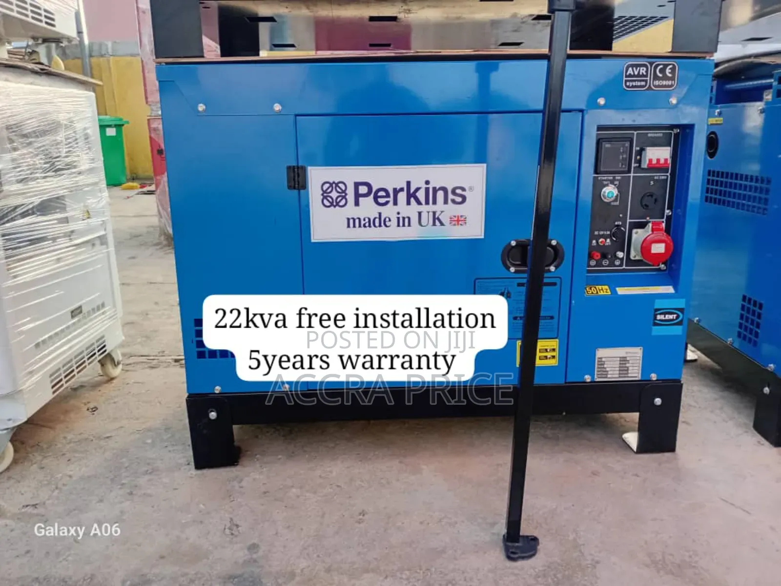 Vega Force (Ats)Perkins 22kva Diesel Generator 22kva