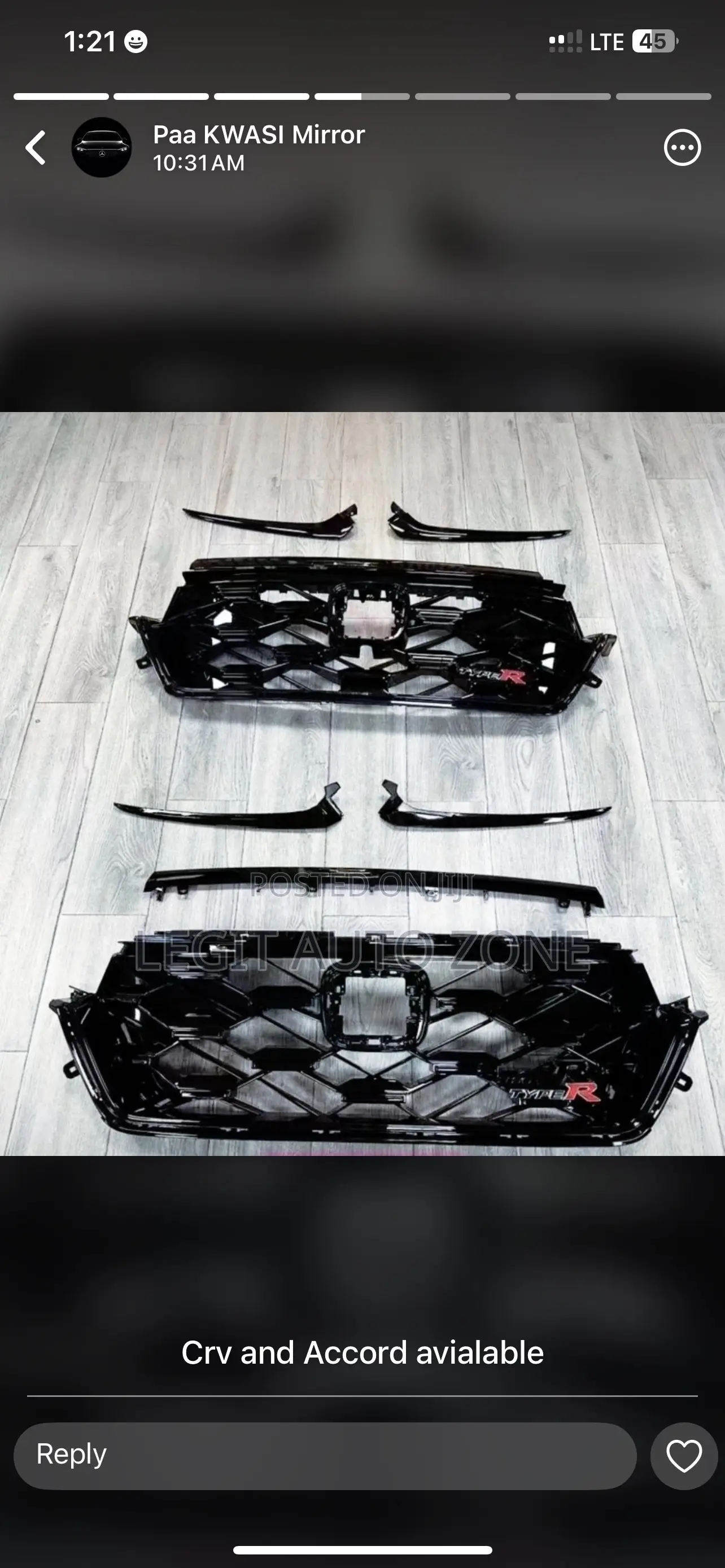 Honda CRV 2023,2024,2025, Front Shells Available