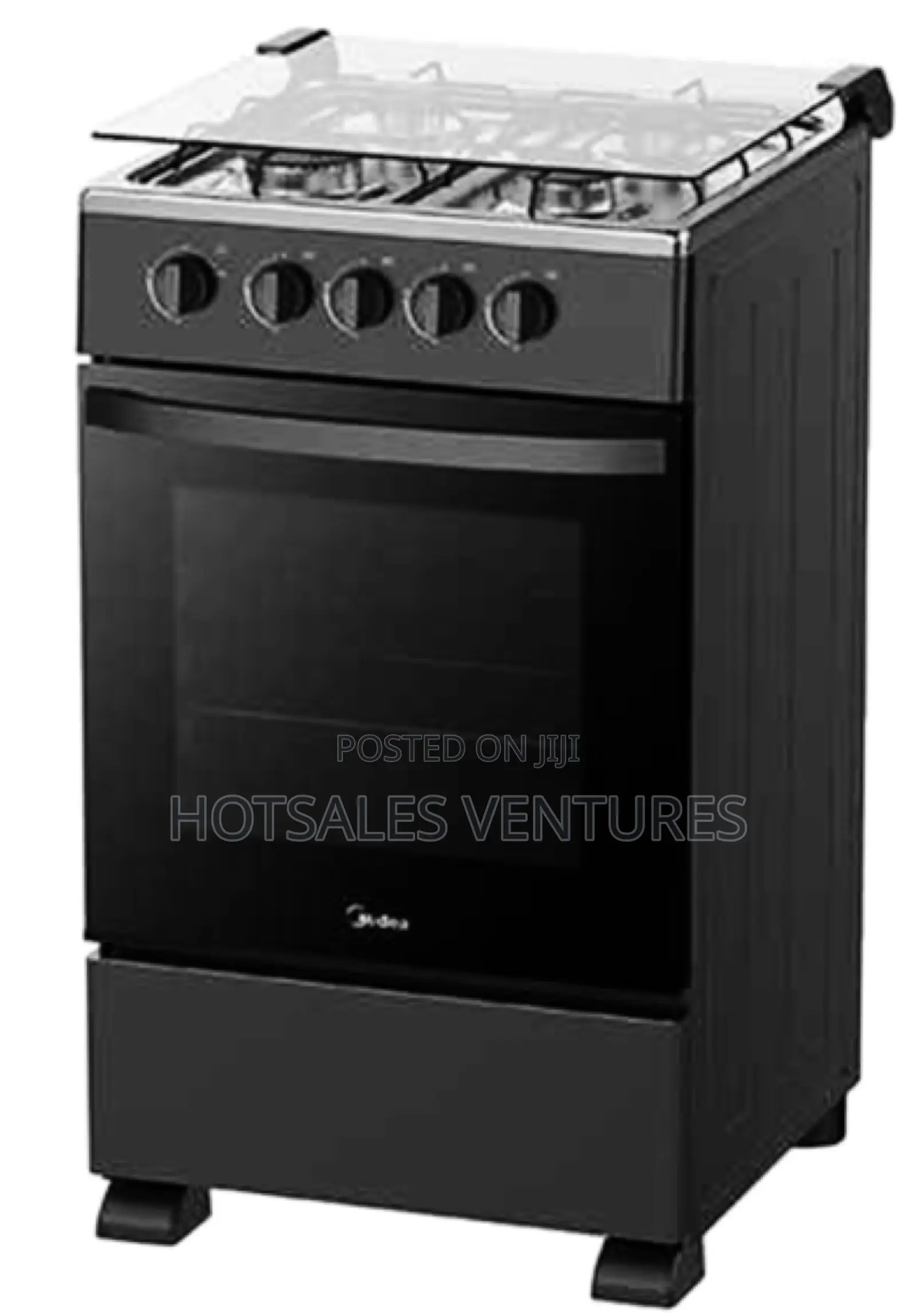 Best Midea 50×50 4 Burner Gas Cooker W/ Grill Sp5055t082-Bg]