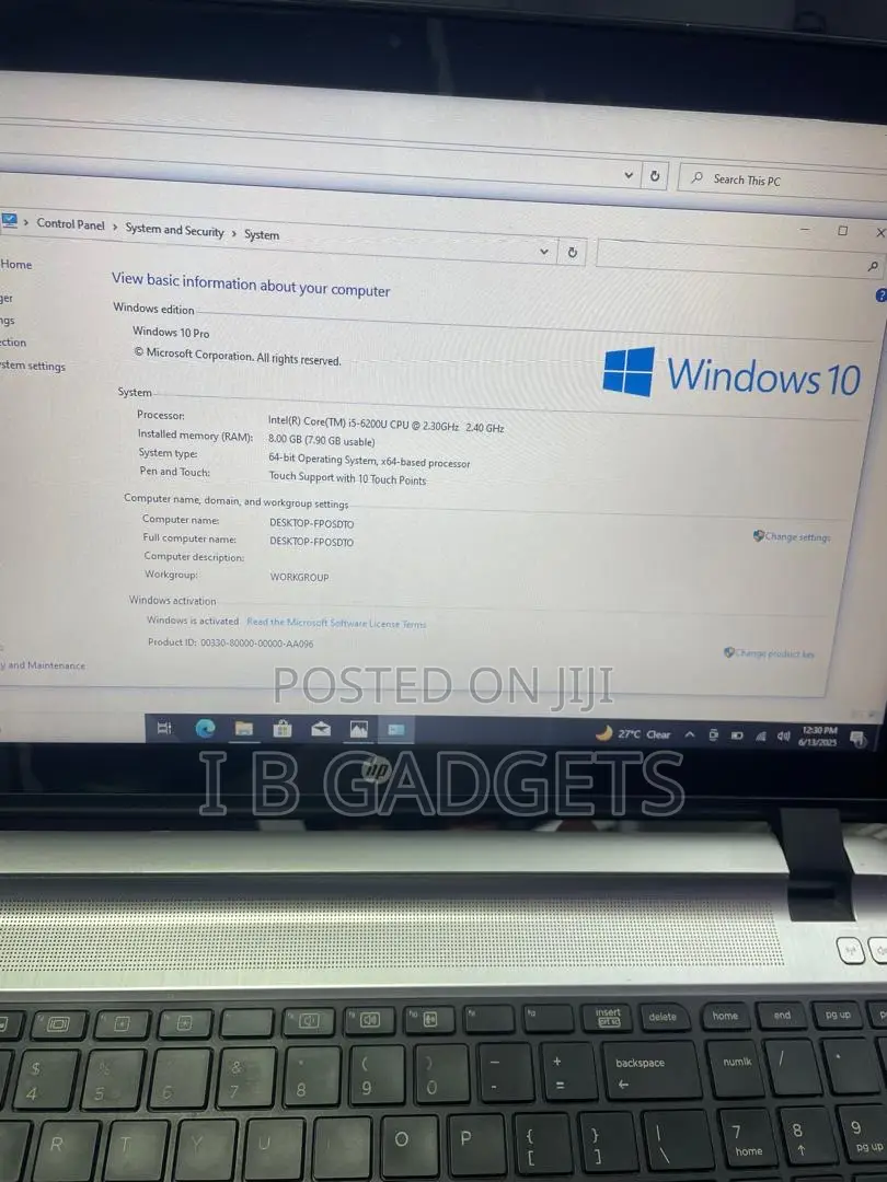 Laptop HP ProBook 450 G3 8GB Intel Core I5 HDD+SSD 500GB