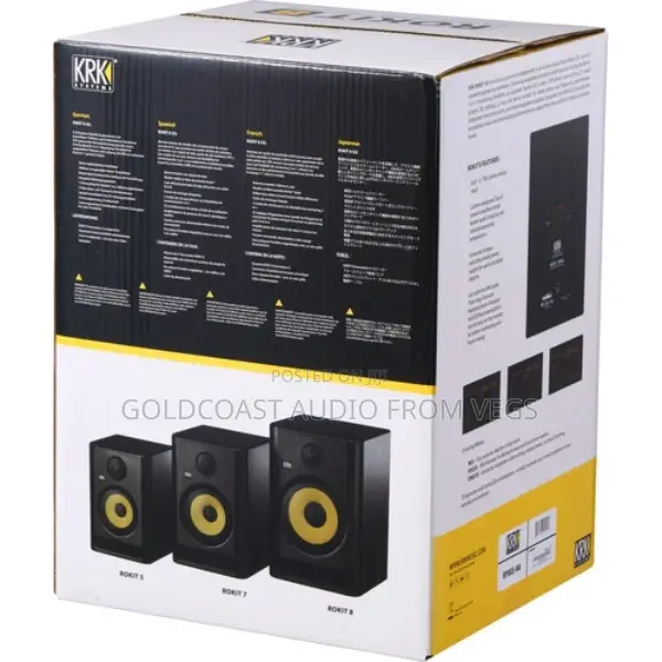 KRK Rokit 8 G5 8" 2-Way Active Studio Monitor (Black, Pair)