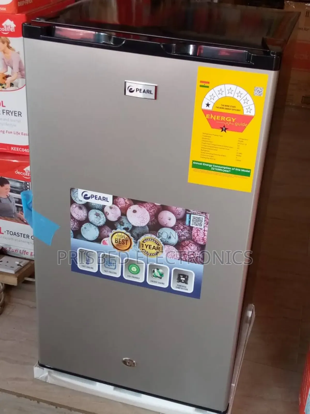 At Pearl Durable Table Top Fridge 90 Litres