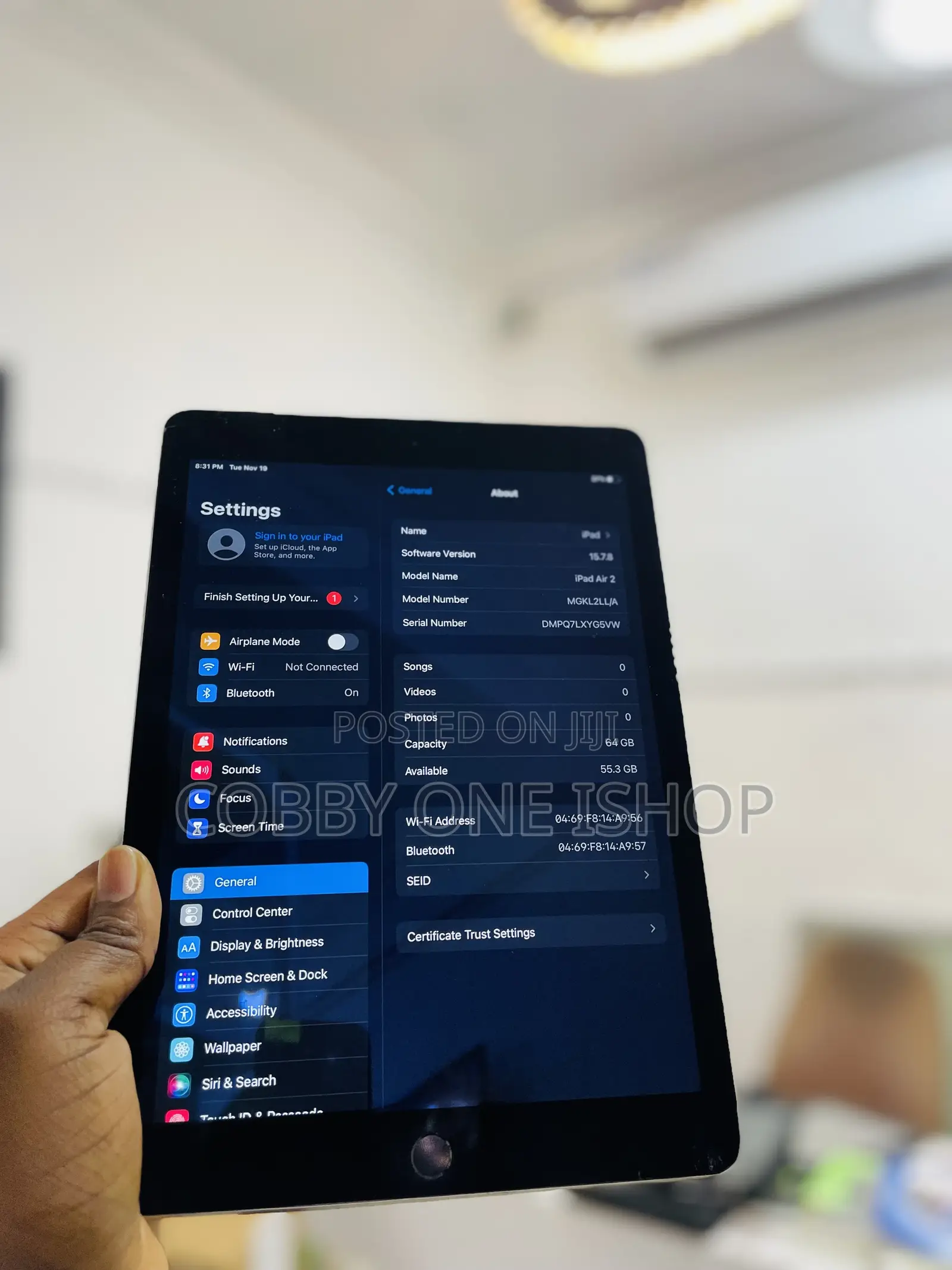 Apple iPad Air 2 64 GB Gray