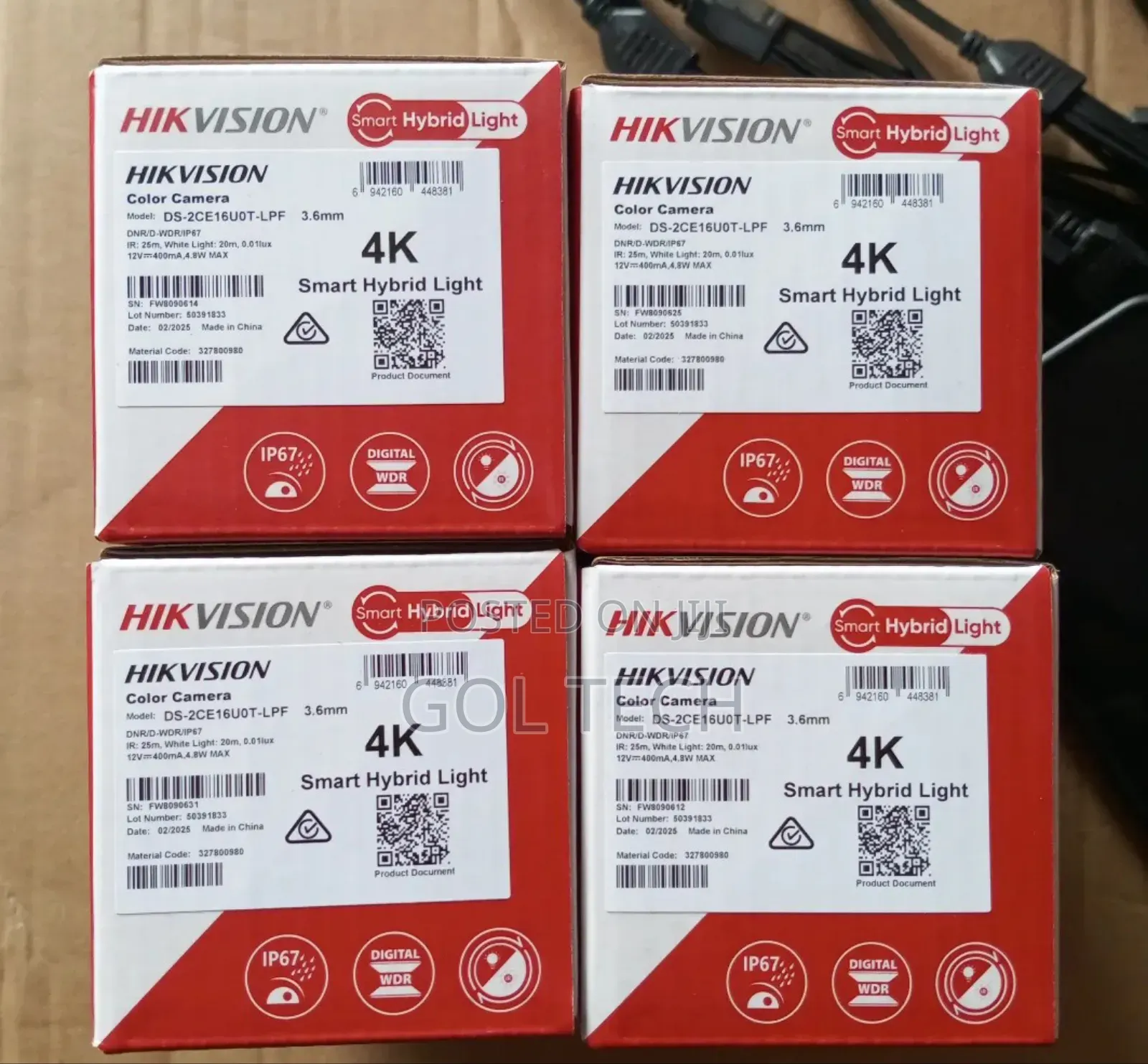 Hikvision Analog Audio Camera 8mp Ds-2ce16u0t-LPF Camera