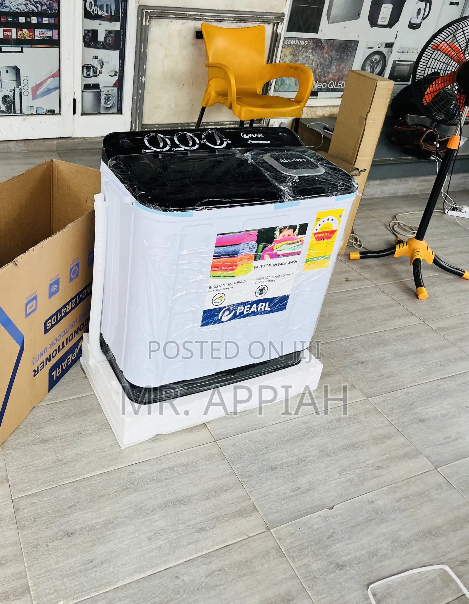 Efficient Twin Tub Spin Dry Pearl 7kg Washing Machine(2025)