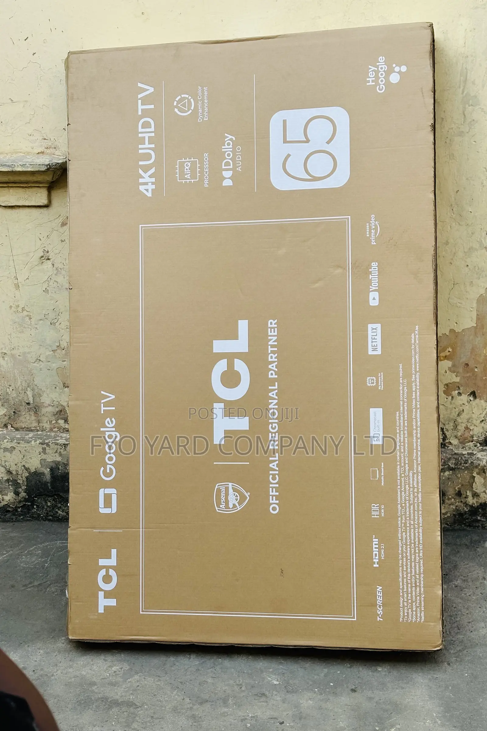 Higher Standard TCL 65 Smart Uhd Android Digital Tv