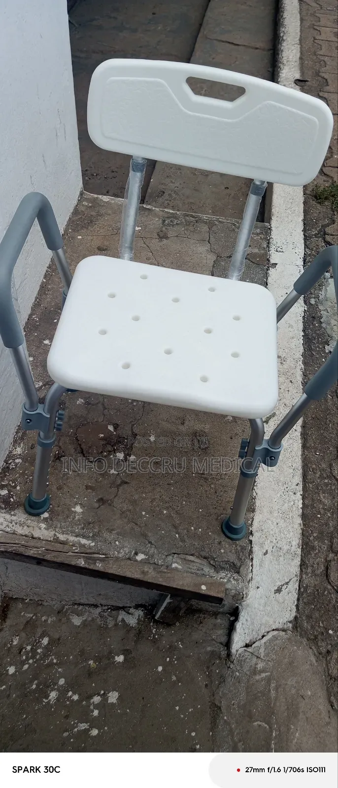 Shower Seat With Backrest