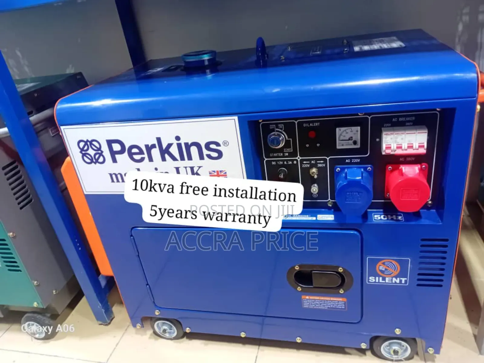 Optima Gen Perkins 10kva 13000watts Diesel Generator