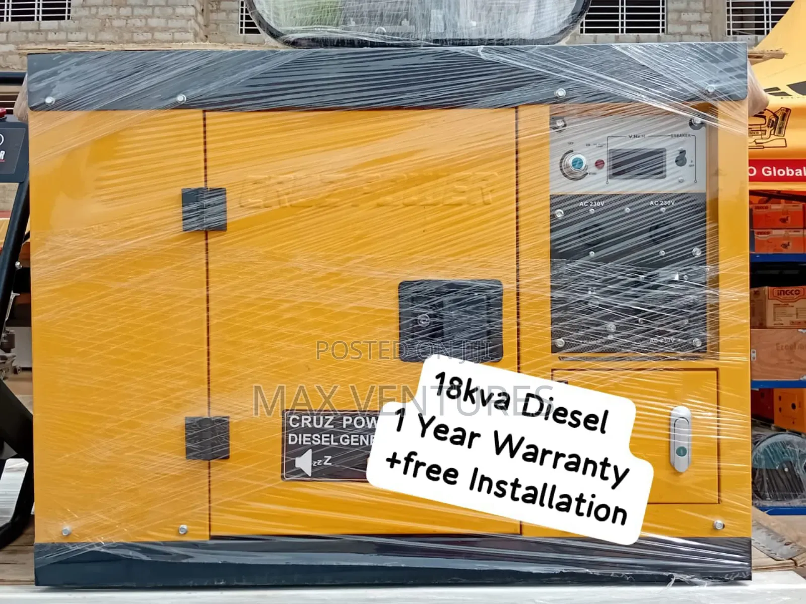 Cruz Power 18kva Diesel Generator Fast Paced
