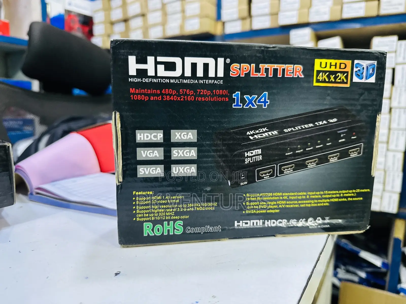 Hdmi 4 Way Splitter Box