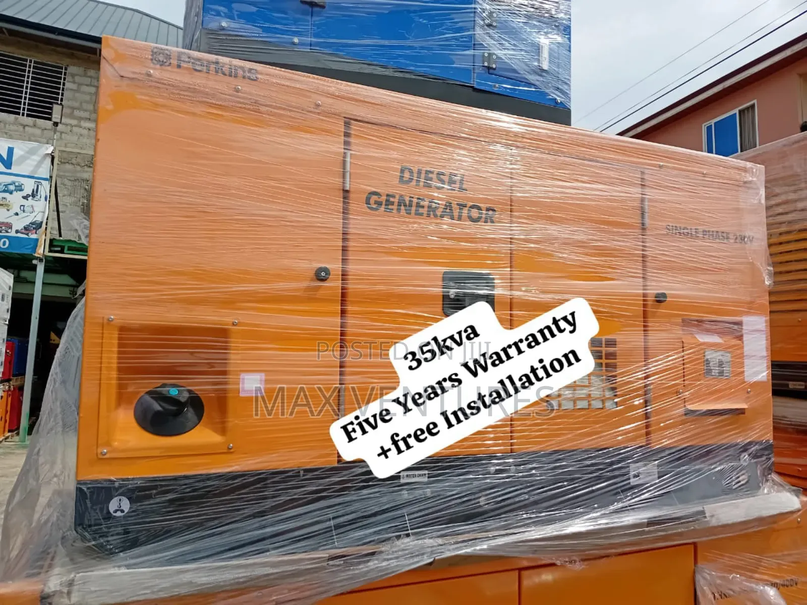 Redined Upgrade 35kw Perkins Diesel Silent Engine 35kva
