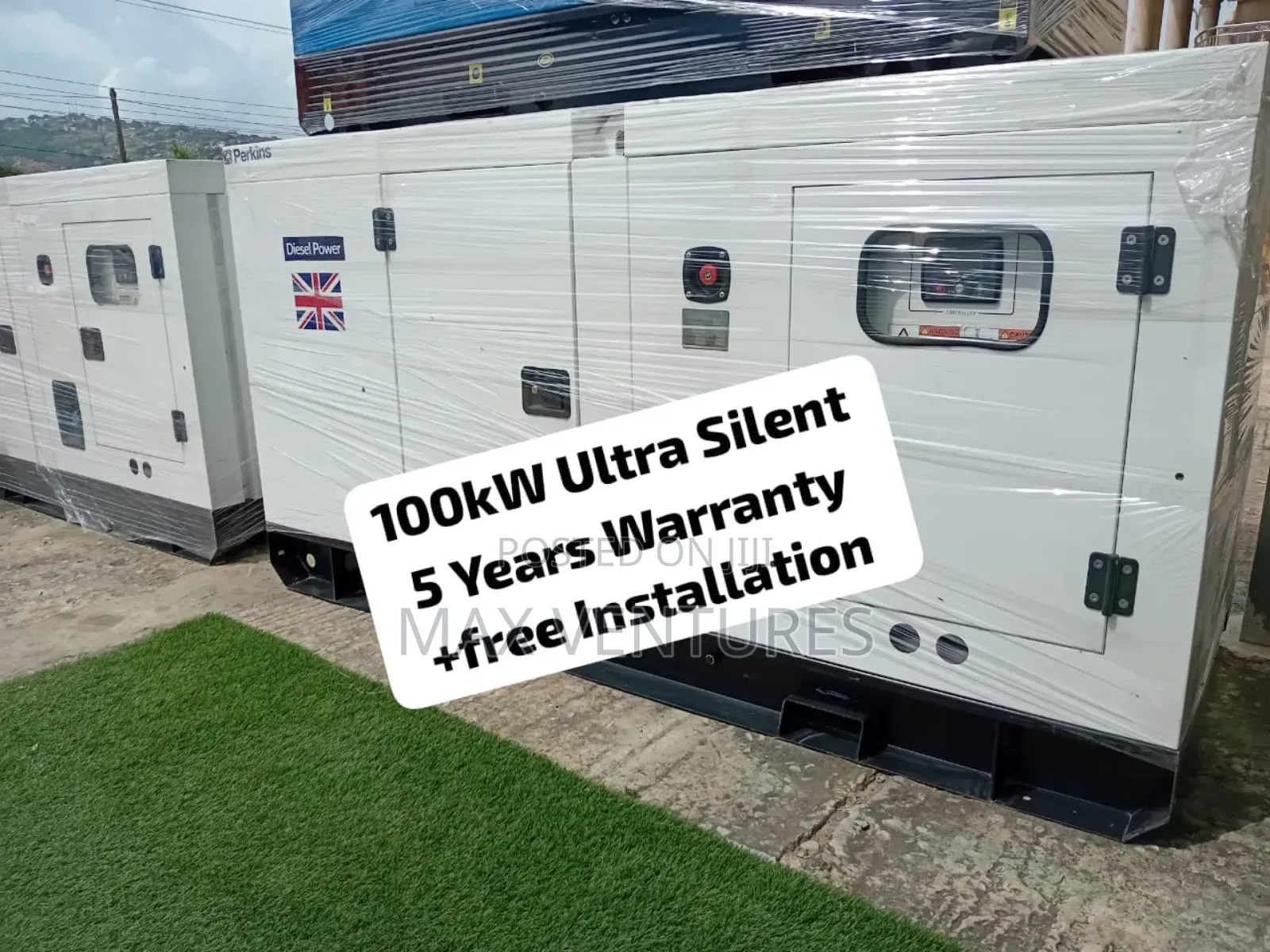 Perkins Diesel Silent 100kva Silent Optimized Powerful Power