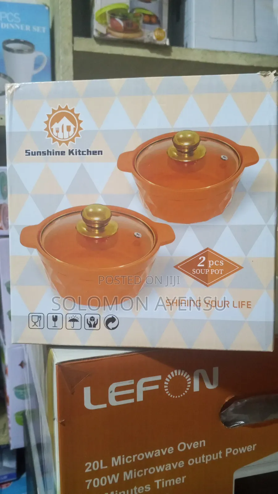 2 Pieces Bowl Set With Lids