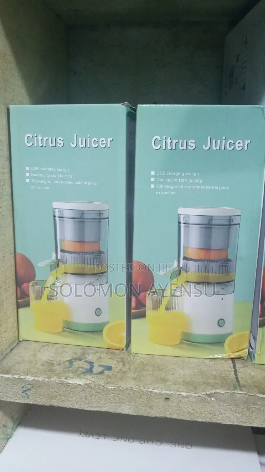 Quality Citrus Electric Juicer With Usb Charging Design