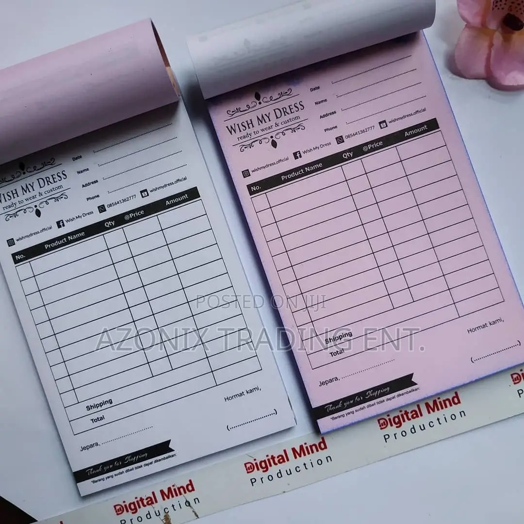 Receipt and Invoice Printing