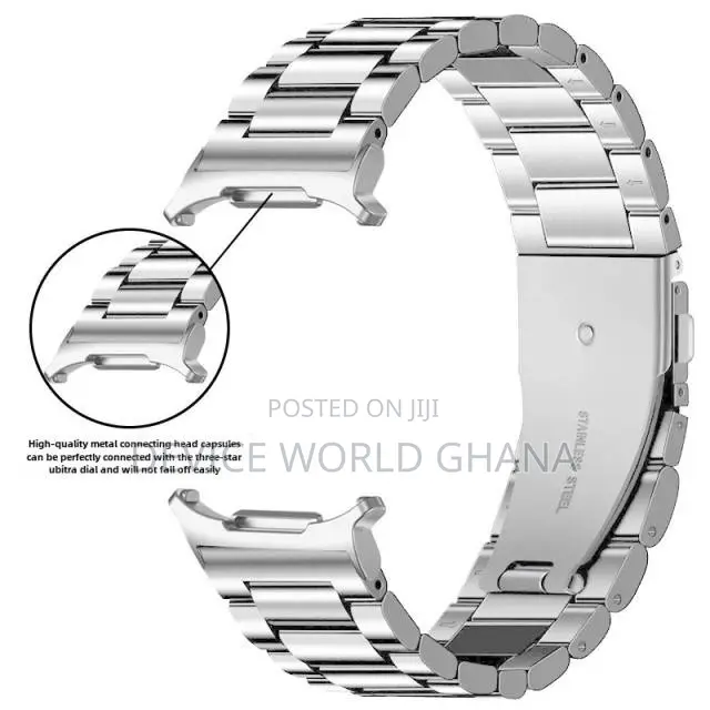 Qic Stainless Steel Strap for Samsung Watch 7 8 Ultra 47mm
