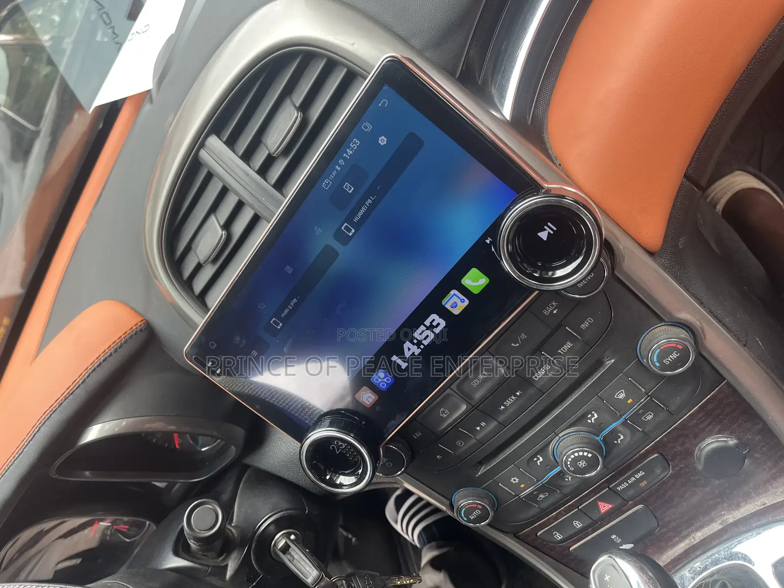 Chevrolet Cruze Android Screen With Double Nobs