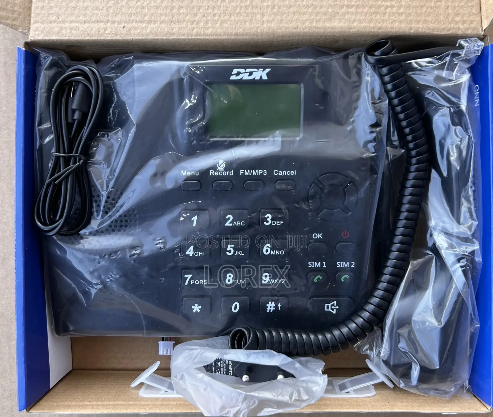 Telephone Sim Wireless Phone DDK 995+ Dual Sim,Fm Radio
