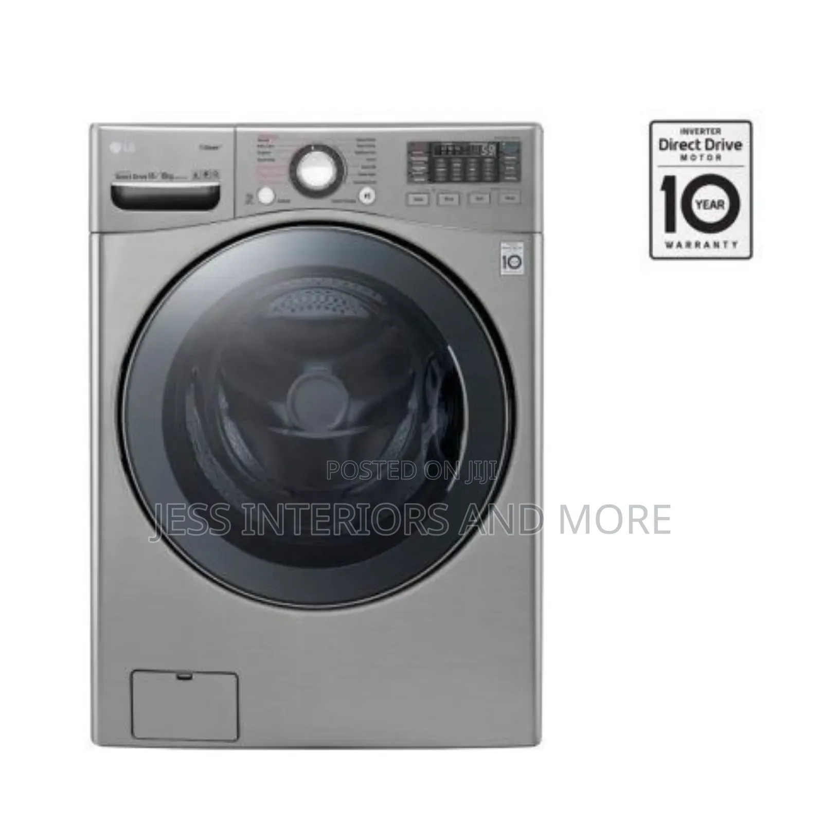 Lg 17/10 Kg Front Load Washer Dryer Dd Motor Steam
