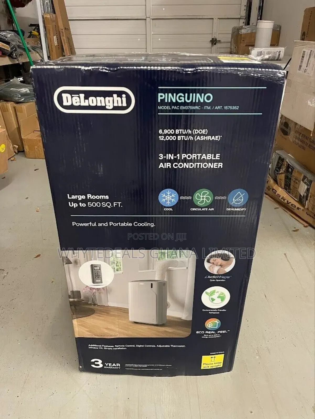 Italy Delonghi 8400btu Smart Portable Aircondition| Voice-control|Wifi
