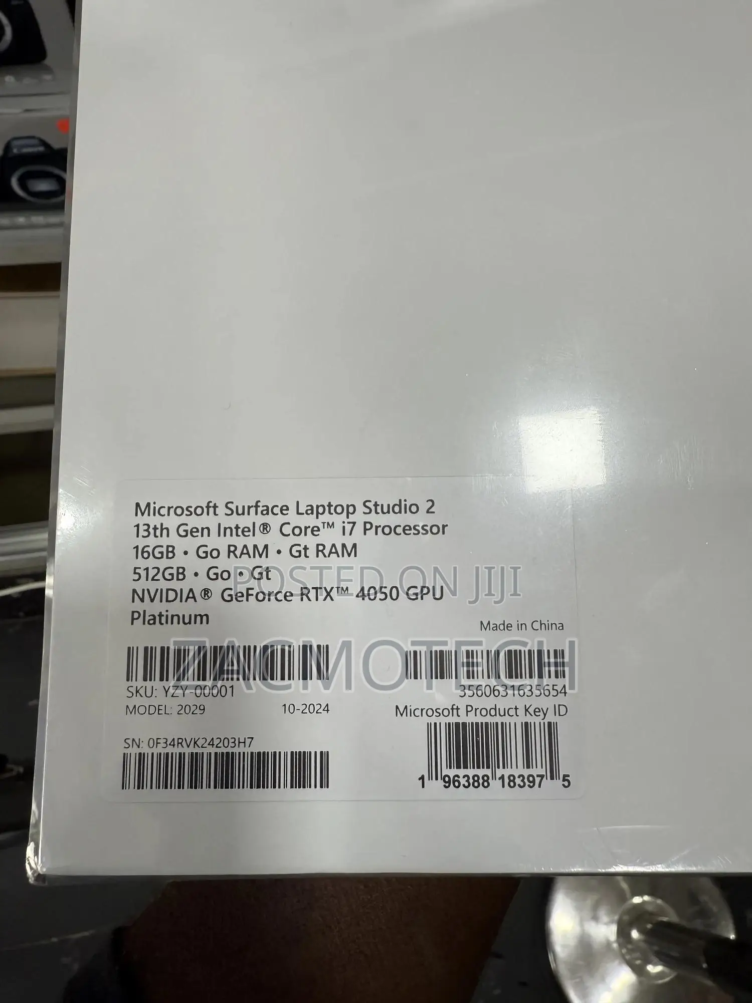 New Microsoft Surface Laptop Studio 2 16GB Intel Core I7 SSD 512GB