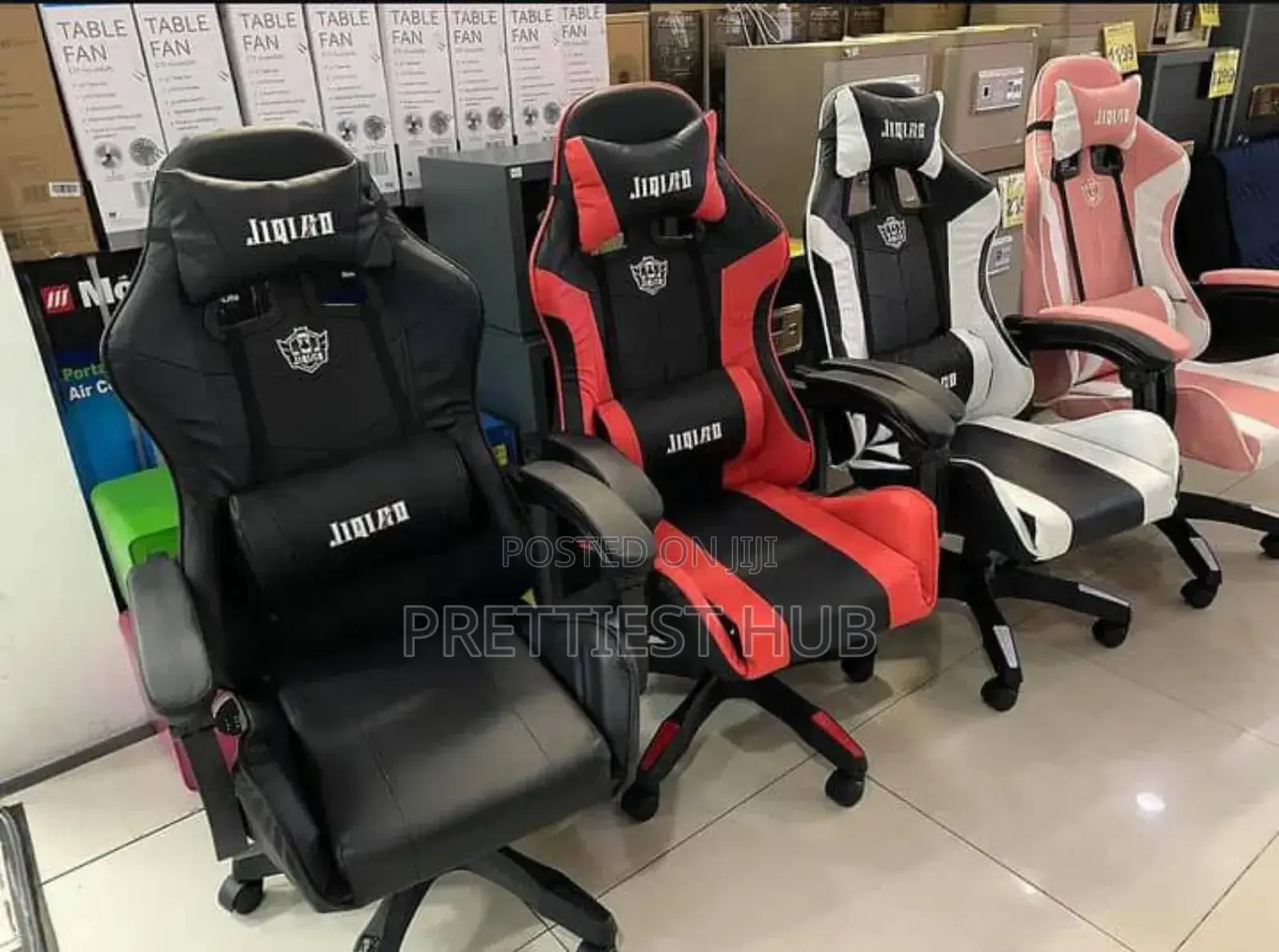 Gaming Chair With in Built Lumbar Vibrating System