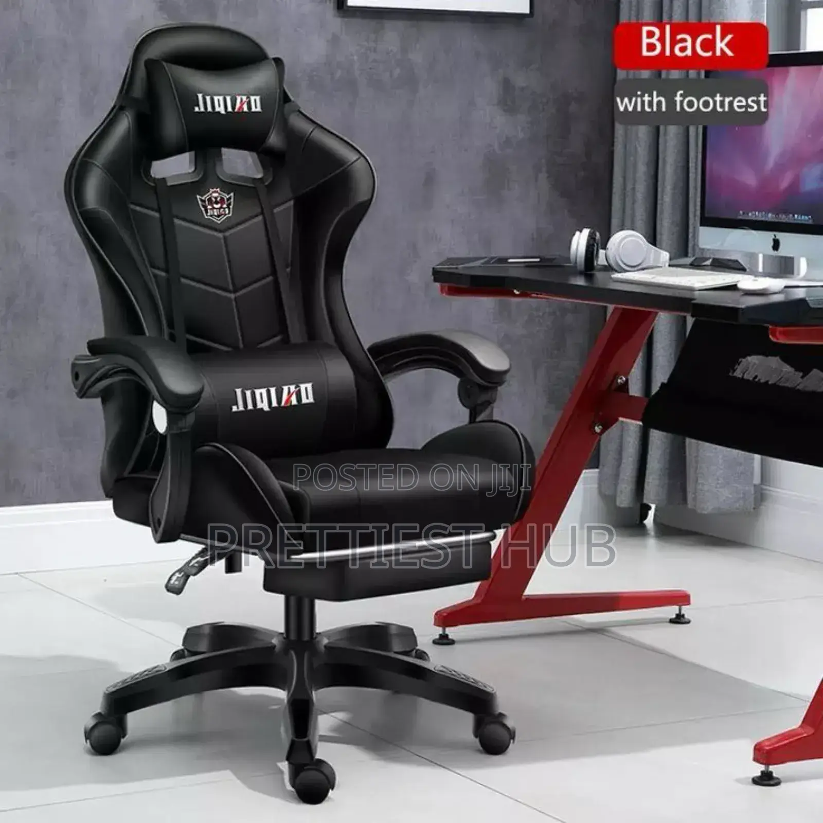 Gaming Chair With in Built Lumbar Vibrating System