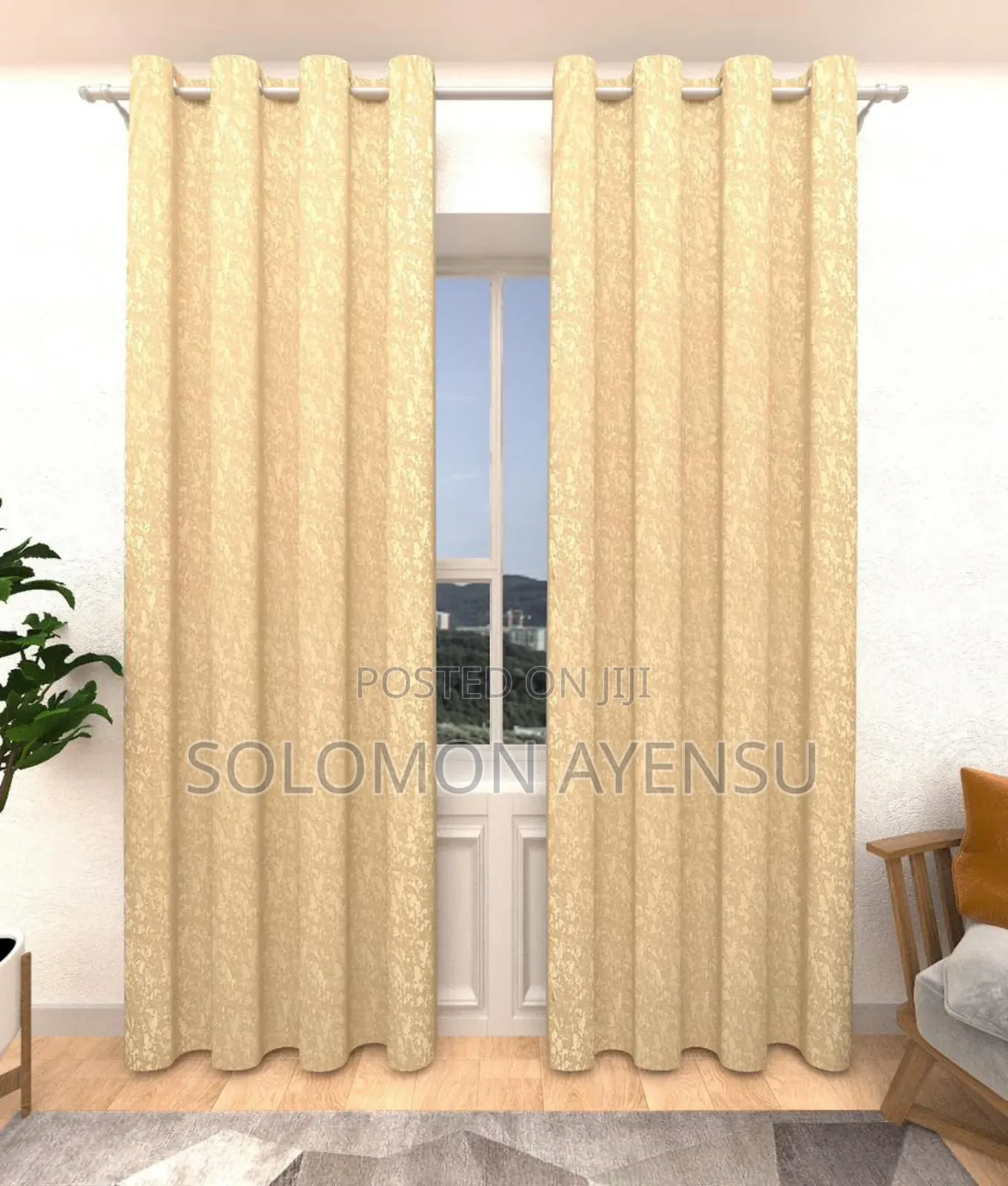 Quality 2 in 1 Sunblock Curtains Available in Different Colours
