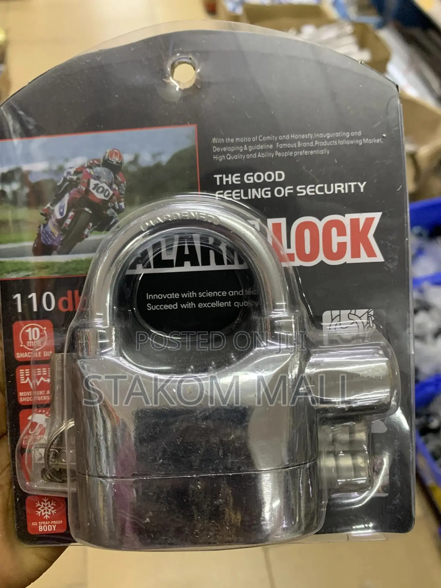 Padlock With Alarm