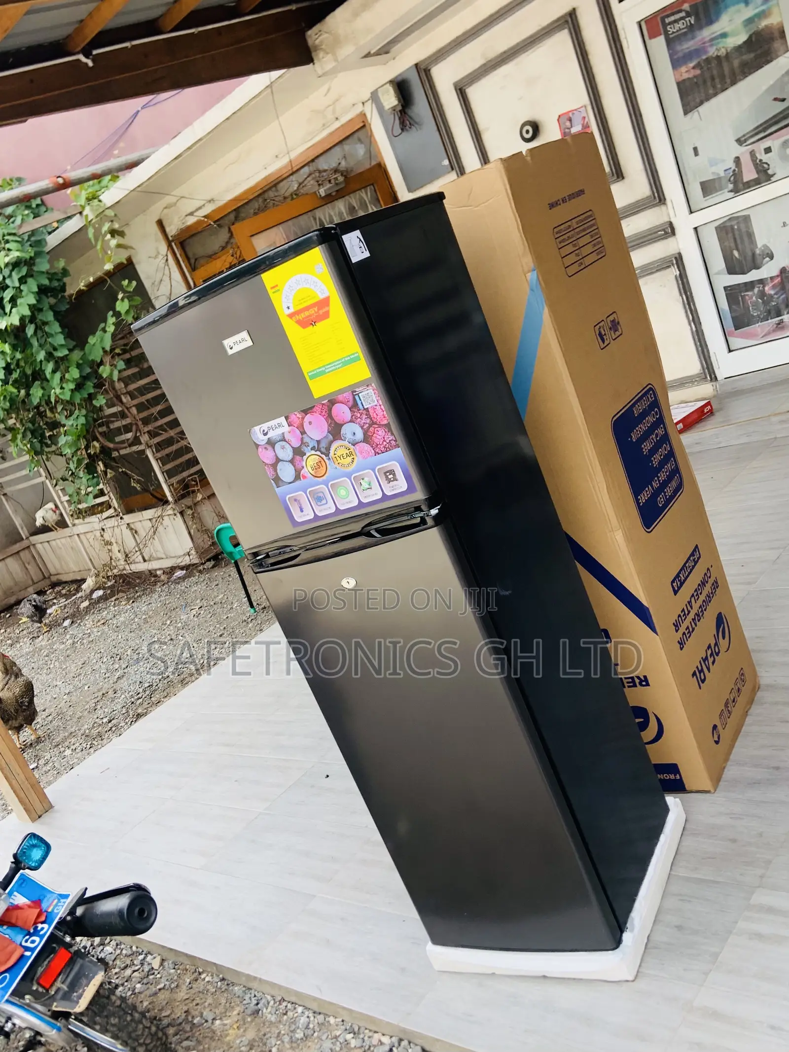 Kindly Purchase 162l Topfreezer Grey 2 Doors Pearl Fridge