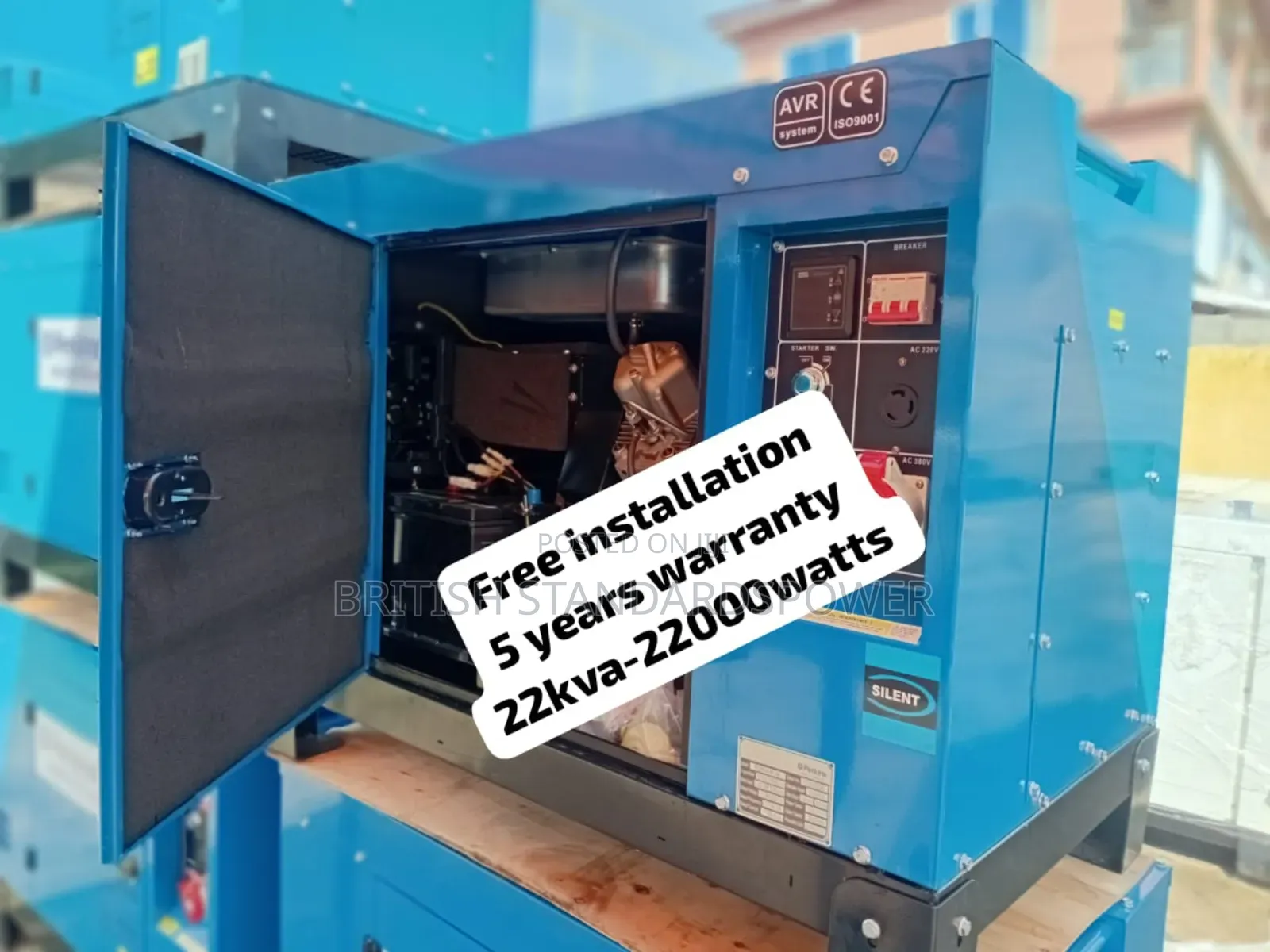 Supported Energy 22kva 3phase Silent Diesel Genset