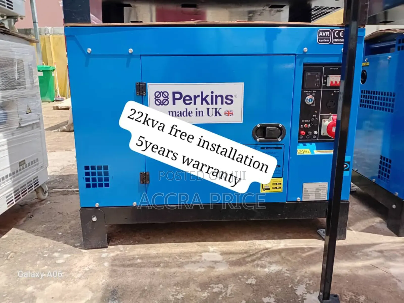 Prestige Lunch Perkins 22kva Generator Diesel Engine