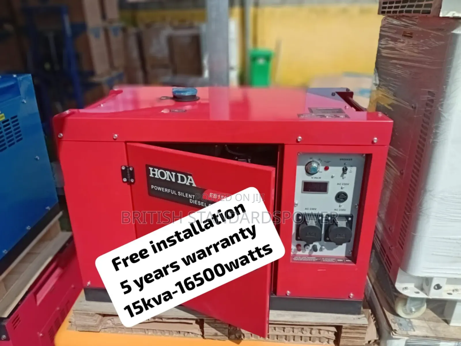 Primary Engine Activation 15kva Silent Diesel Genset