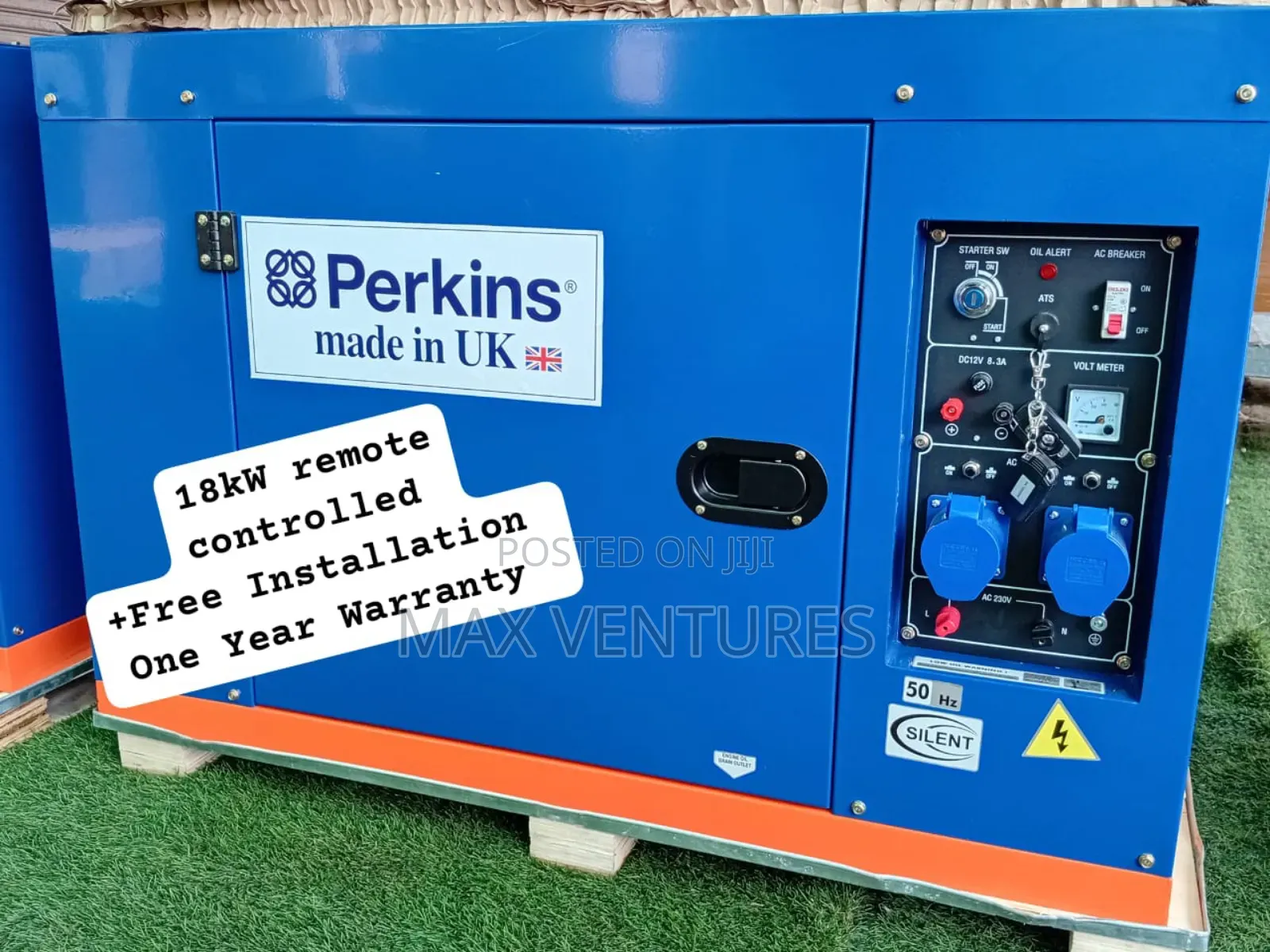 Perkins 18kva Remote Controlled Ats Diesel Generator