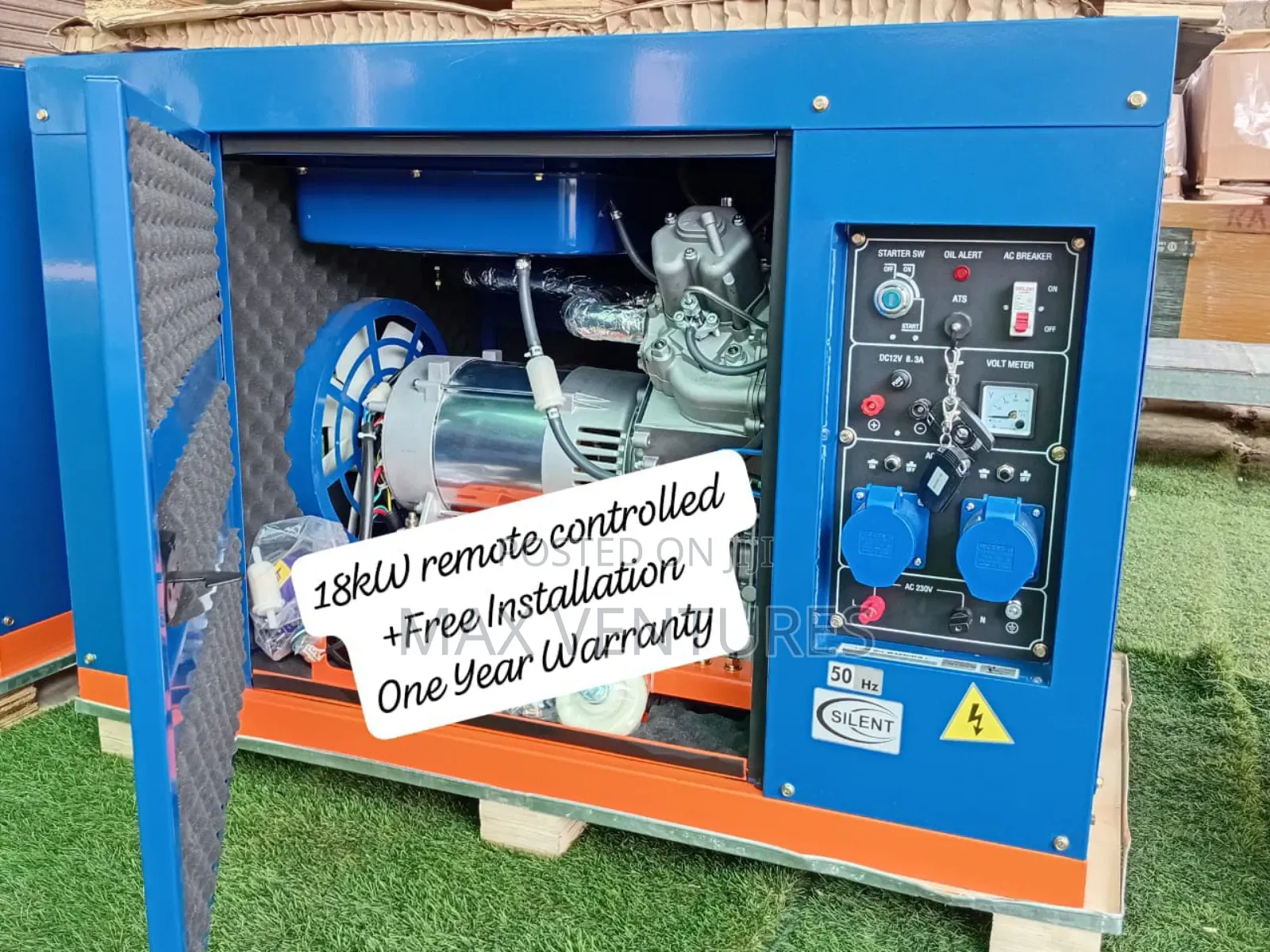 Refined Power Perkins 18kva Remote Controlled Ats Diesel