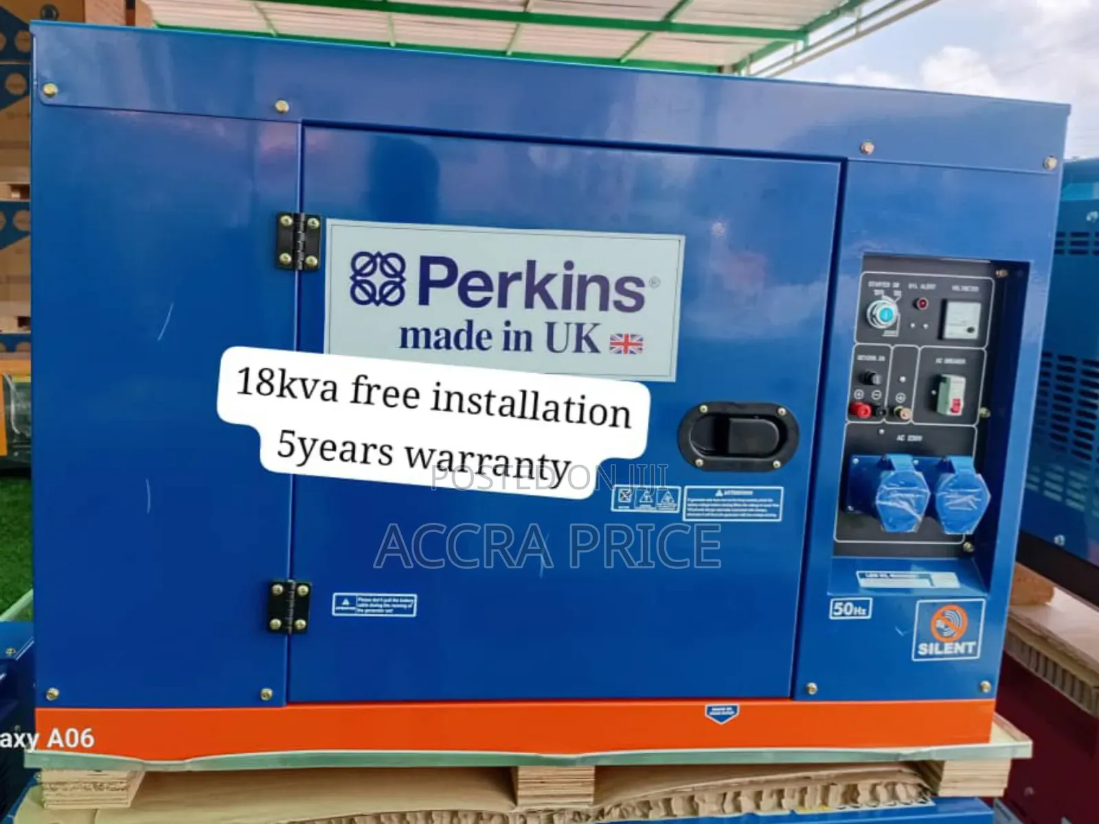 Uk Perkins Diesel Generator 18kva 20000watt Diesel 18kva