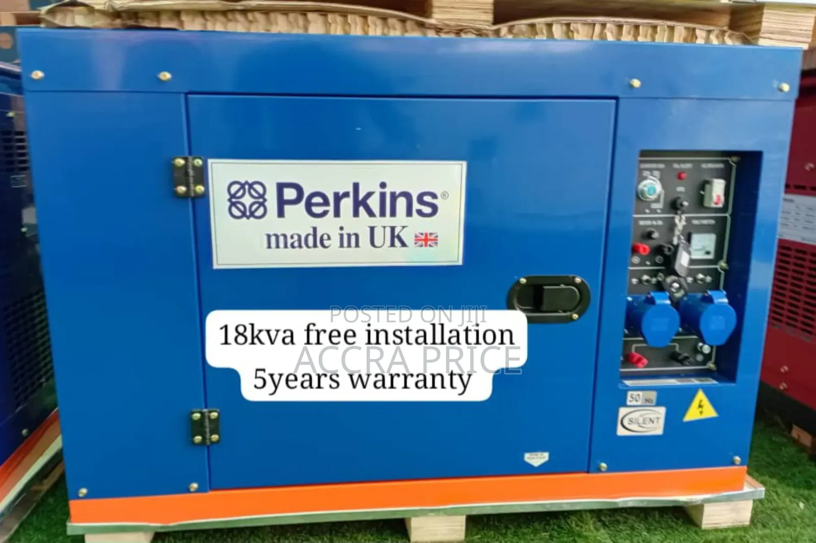 Single Phase 18kva 20000watt Perkins Diesel Generator 18kva