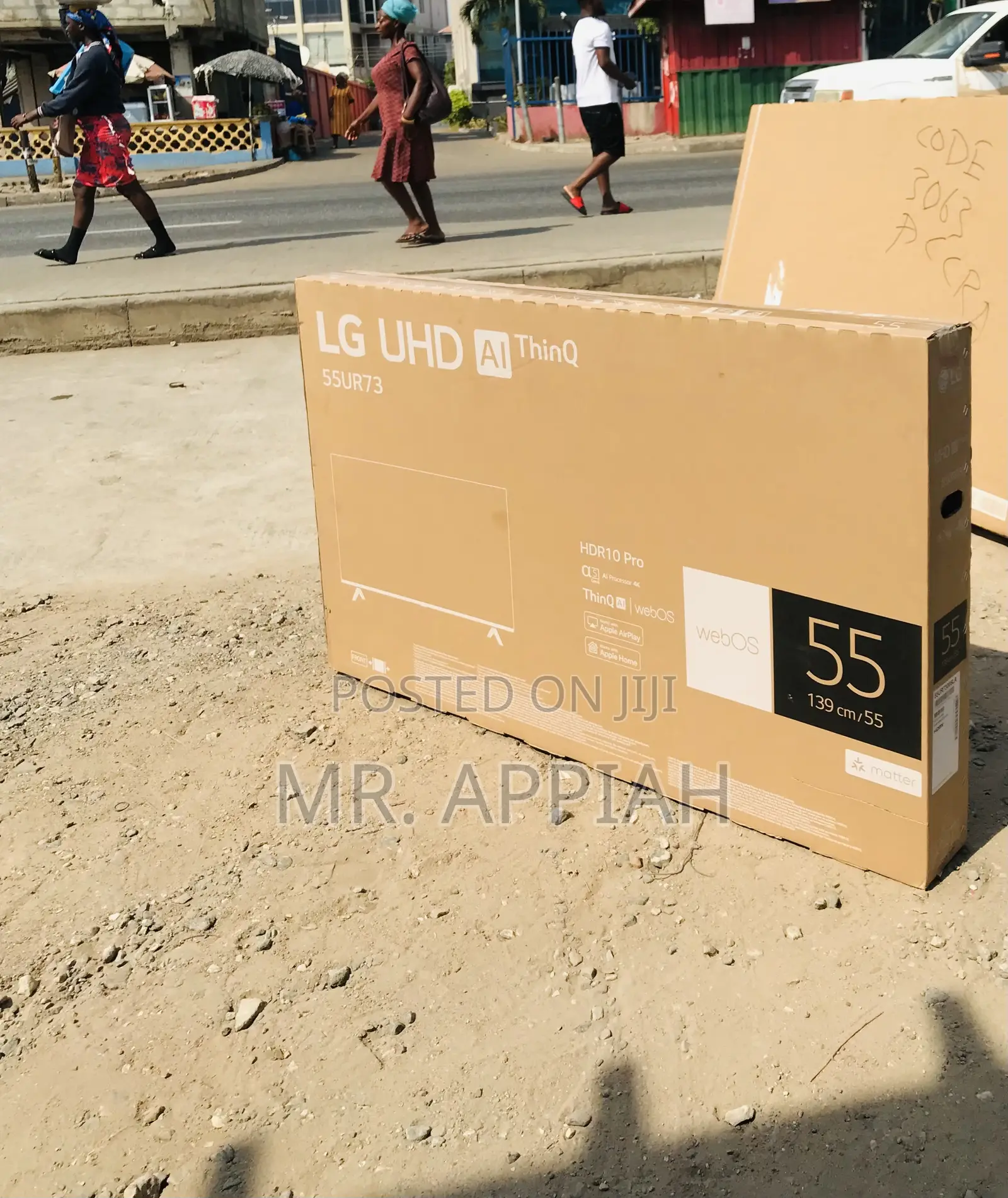 Newly Made Lg 55ur80 55” Uhd Smart Tv(Black)