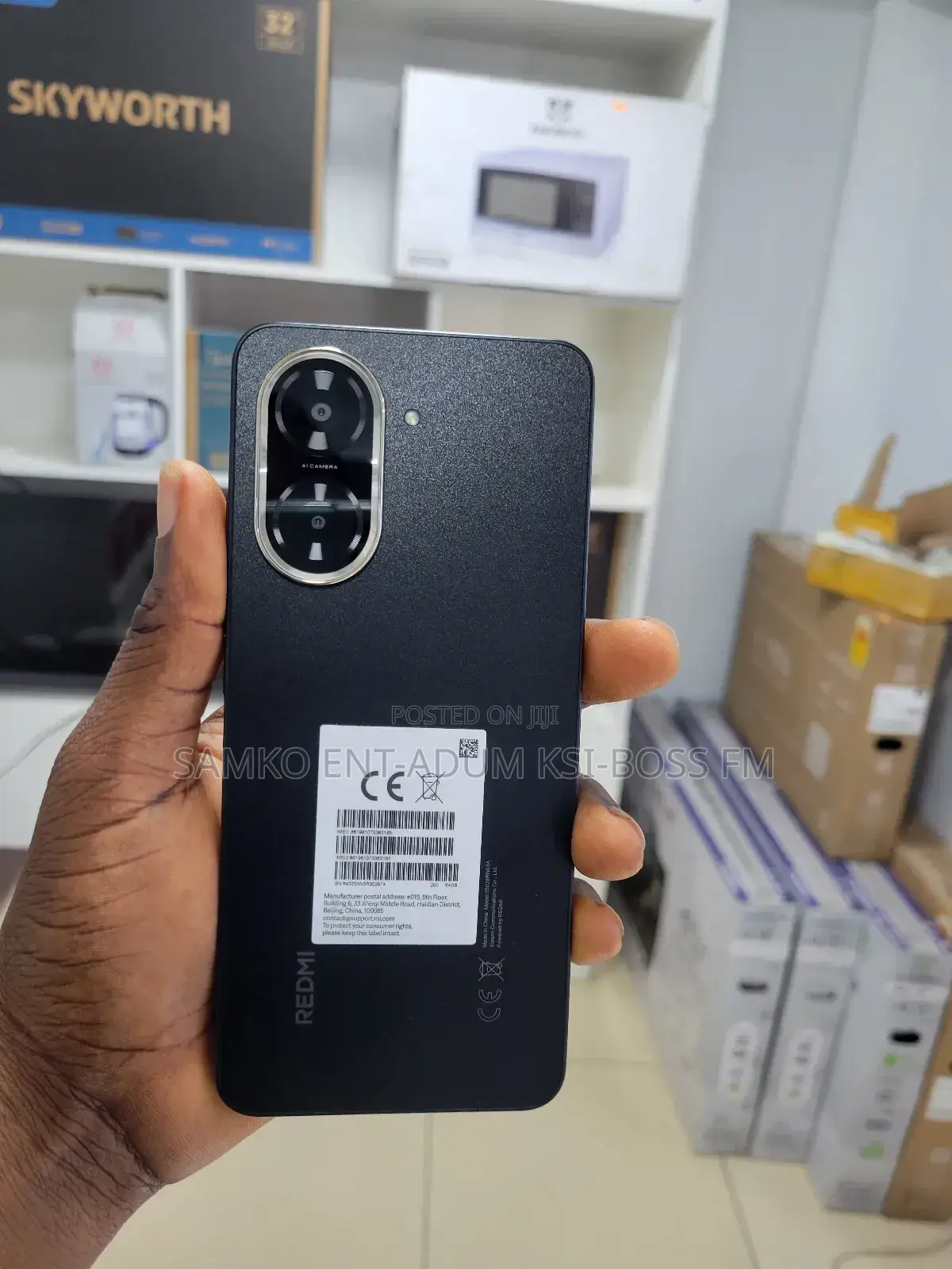 New Xiaomi Redmi A5 4G 128 GB Black