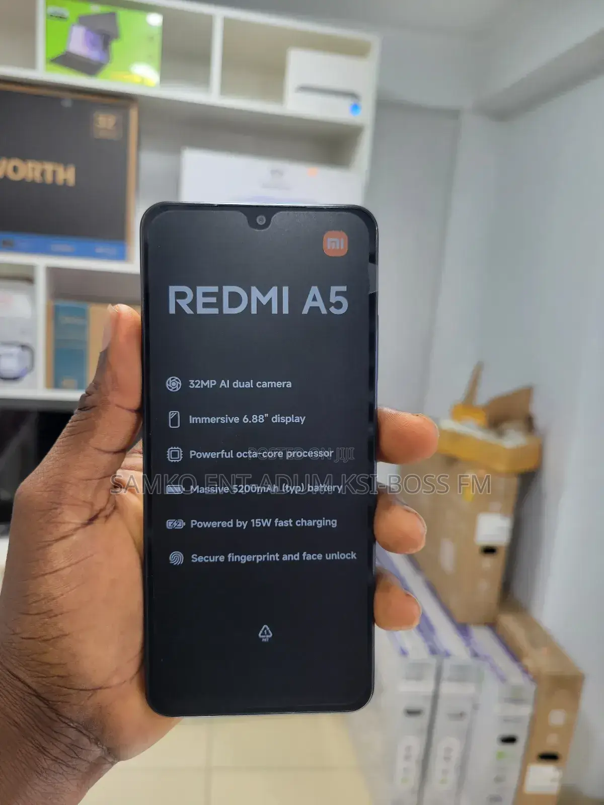 New Xiaomi Redmi A5 4G 128 GB Black