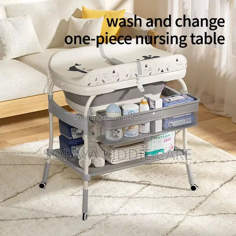 Toimoys Baby Bath and Changing Table