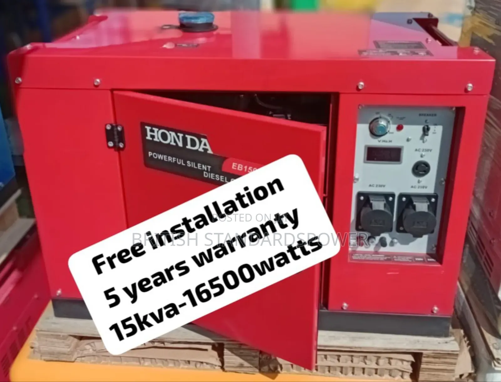 Rock Solid Power 15kva Silent Diesel Genset