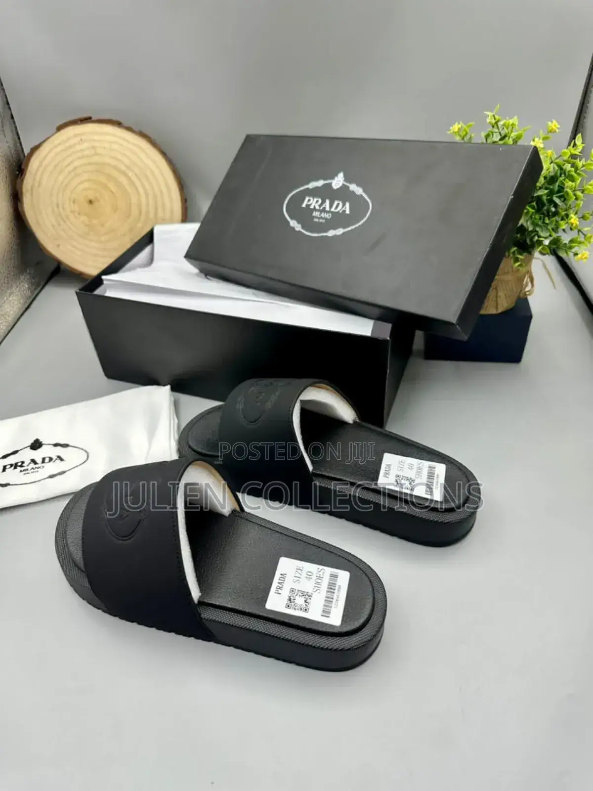 Original Prada Slide Black