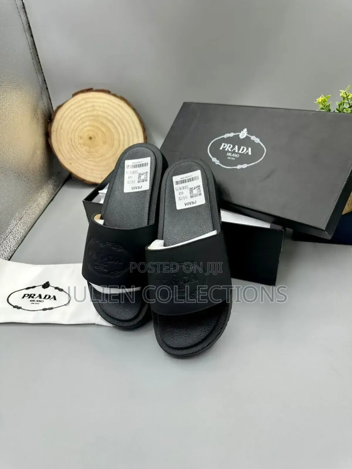 Original Prada Slide Black