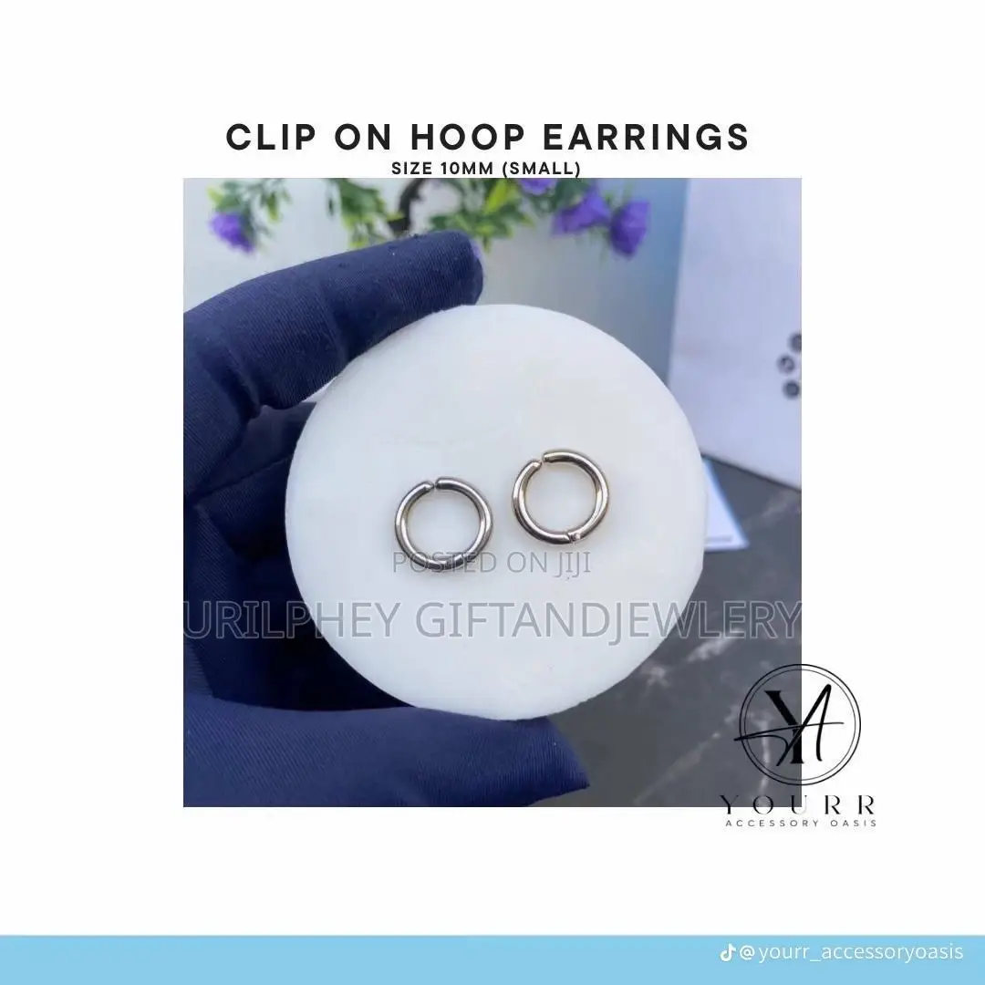 Clip on Hoop Earrings