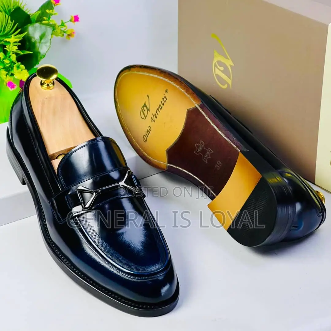 Dino Verrattii Blue Black Shoe