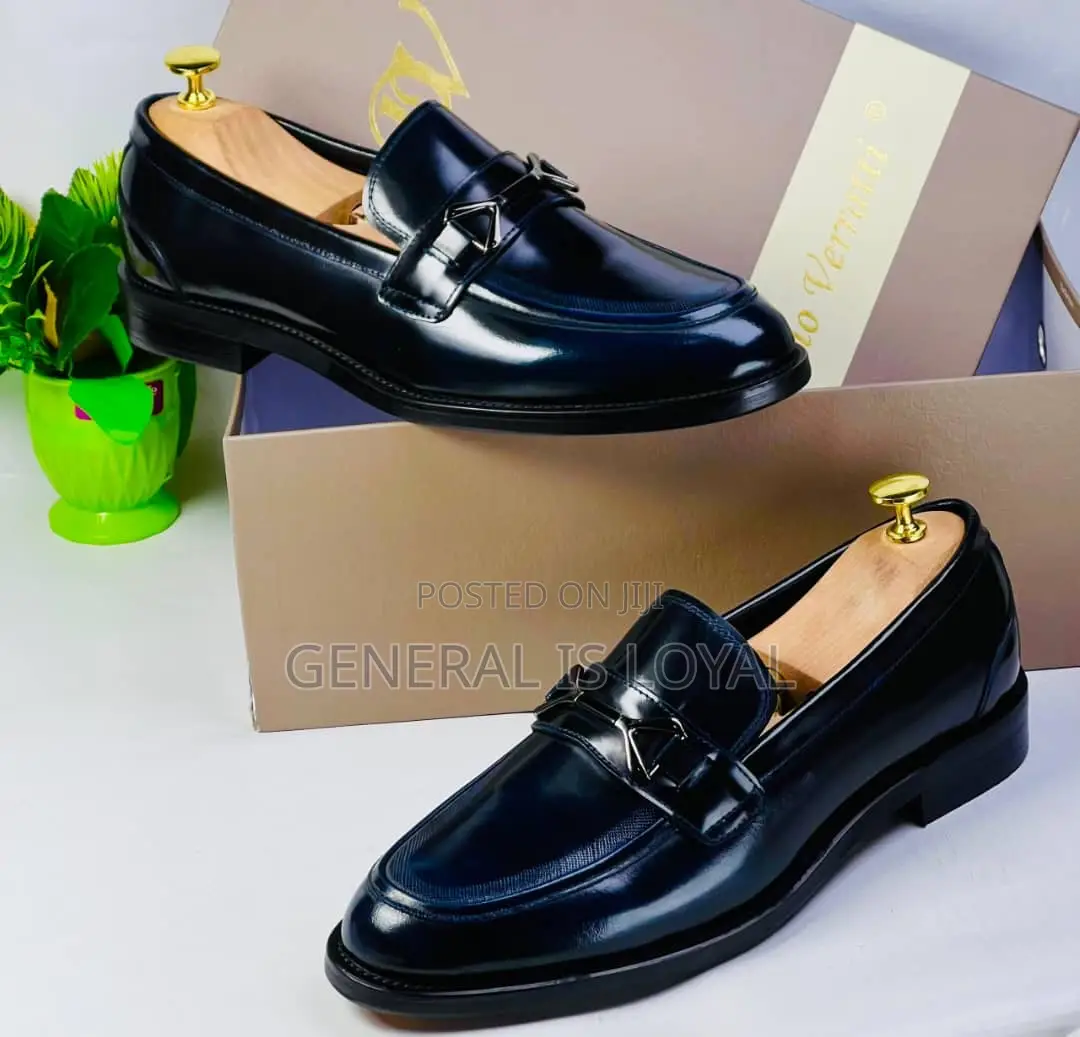 Dino Verrattii Blue Black Shoe