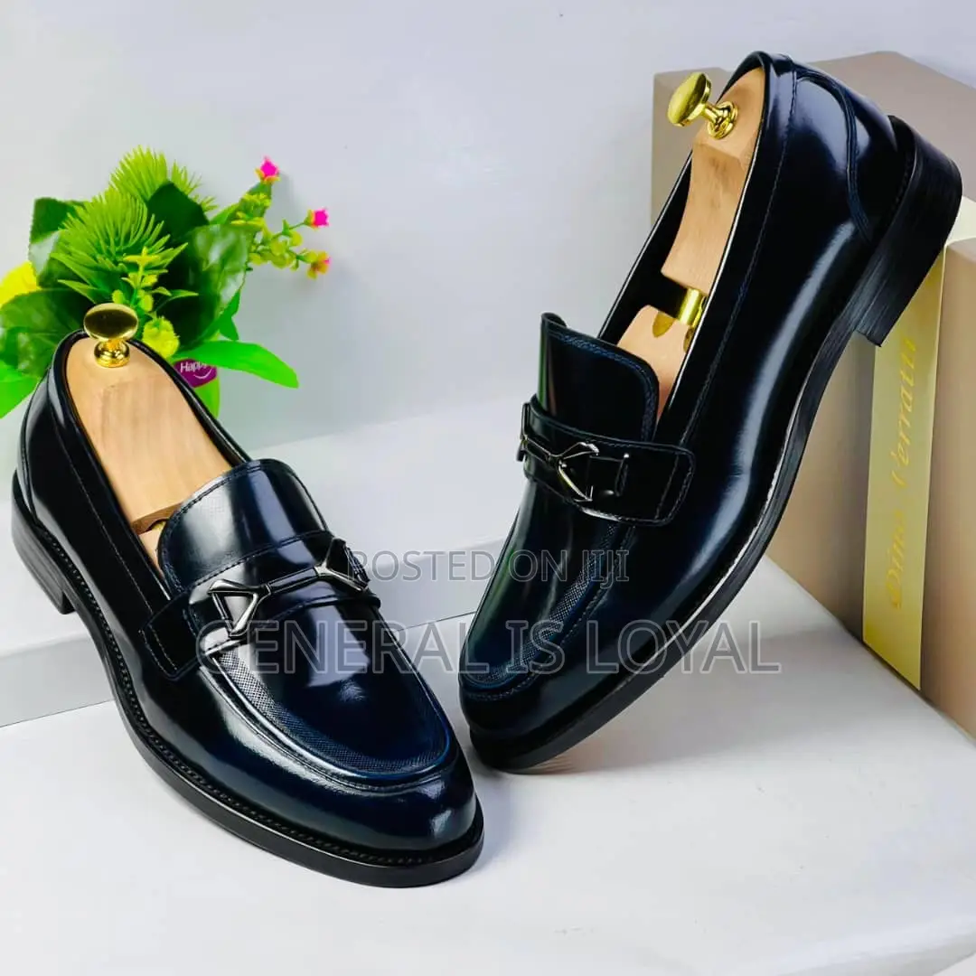 Dino Verrattii Blue Black Shoe