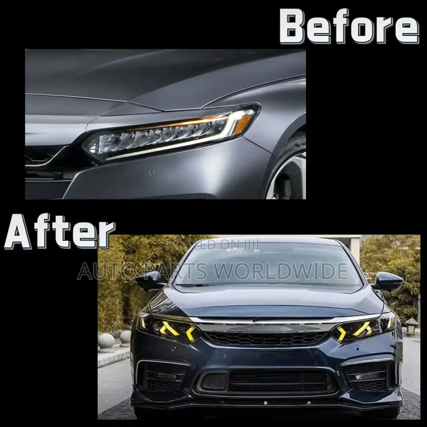 Honda Accord Lambo Style Led Headlights 2018-2022